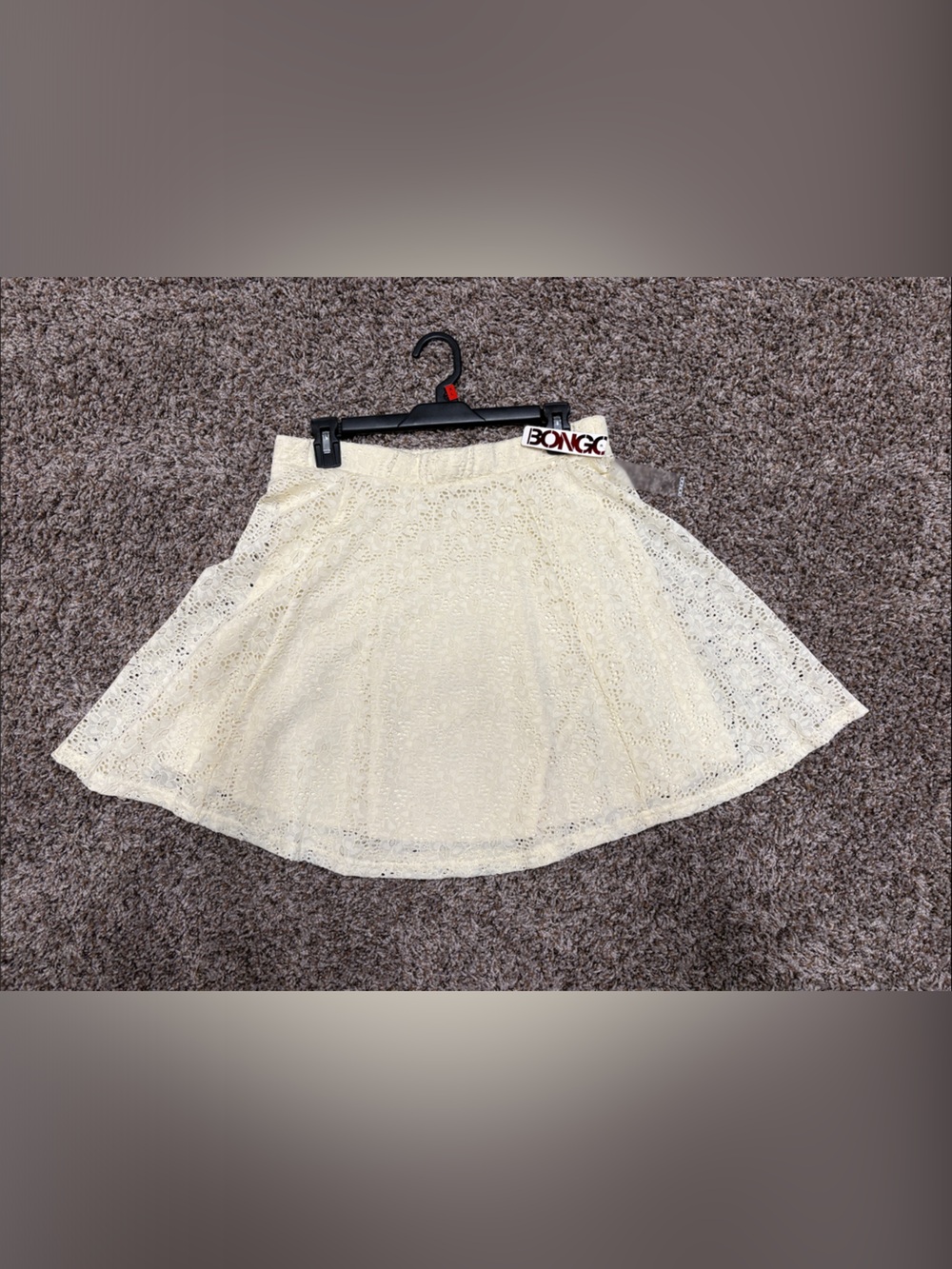 BONGO Cream Lace Skirt